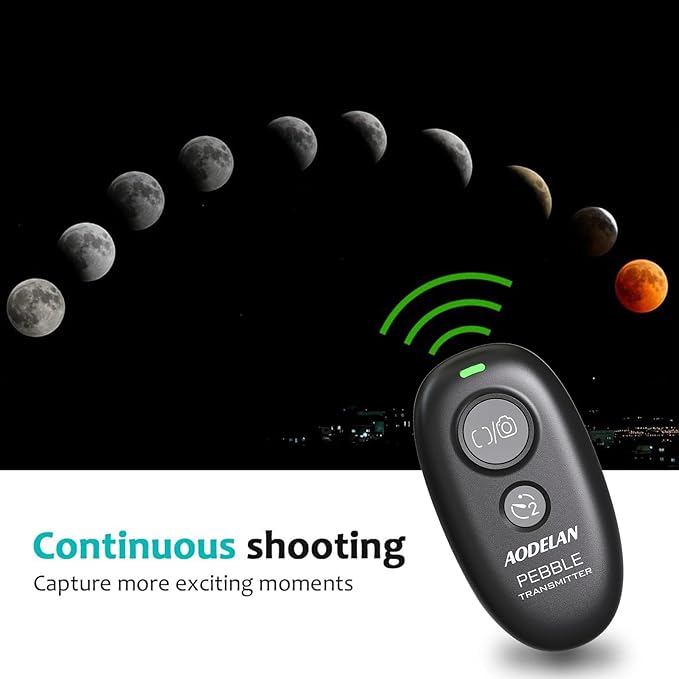 AODELAN Camera Remote Control | Wireless Shutter Release | for Sony a5100 a6000 a6300 a5000 a7 III a7 II a7 a7R III a9 RX100 RX10M2 | Replaces Sony RM-L1AM and RM-SPR1