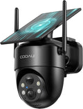 COOAU Solar Security Cameras Wireless Outdoor – Low-Light Rechargeable​​ by COOAU
