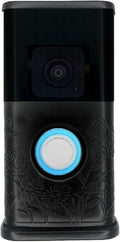 Garden Video Doorbell Cover (Compatible with Ring 3, 3 Plus, 4, Battery Plus, and Battery Pro) (Matte Black)