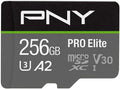 PNY P-SDU256V32100PRO-GE 256GB PRO Elite Class 10 U3 V30 microSDXC Flash Memory by PNY