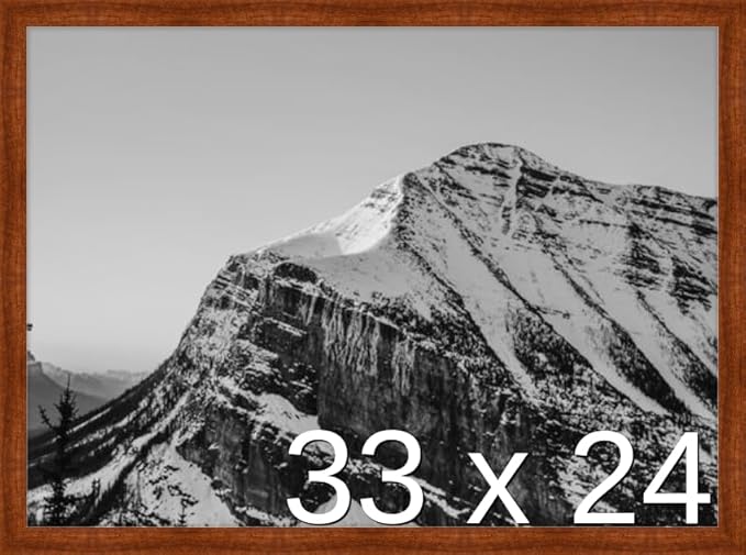 Frame It Easy 33 x 24 Russet Wood Frame (Derby)