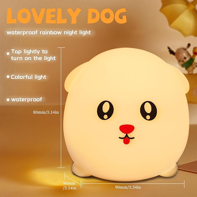 TUMPETY Ambient Lighting for Indoor/Outdoor, Camping Lantern Rechargeable, 7 Colour Portable Lamp for Home Party, Top Control