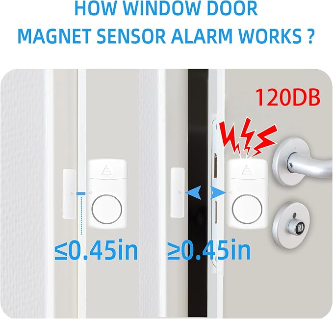 Window Door Alarm, 120db Door Alarm - Image 3