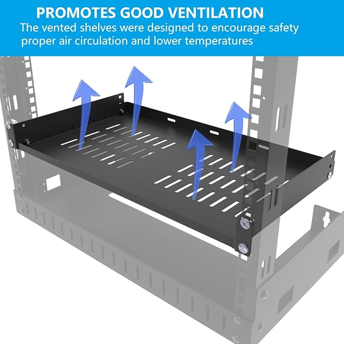 1U Universal Server Rack Shelves - Image 4