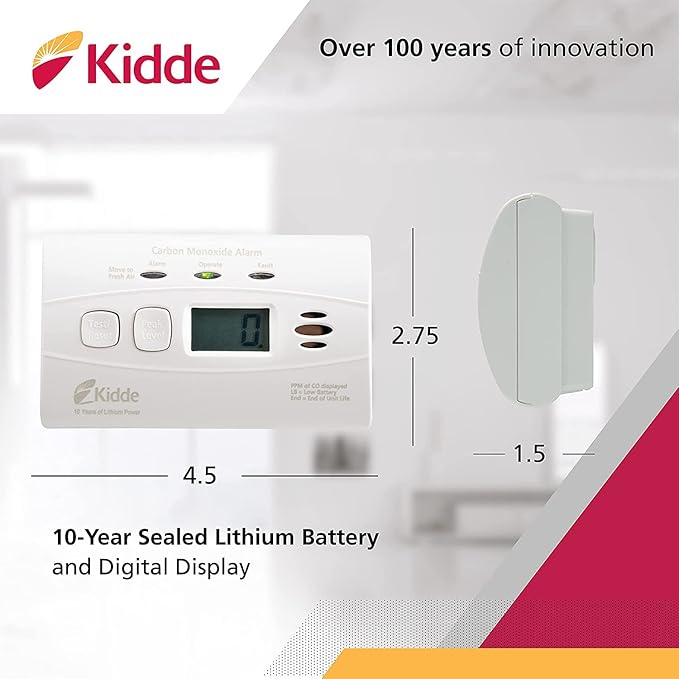 Kidde Carbon Monoxide Detectors (2 Pack) and Explosive Gas Alarm