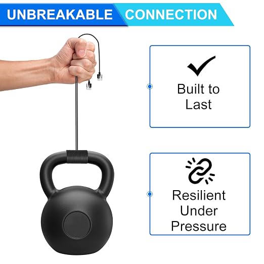 Cat6A Ethernet Cable 90 Degree Up Angled 6.6FT, Flexible Slim & Ultra Thin Cat6 - Image 5