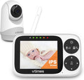 VTimes No WiFi Baby Camera Monitor, 3.2" IPS Display, Portable Video Monitor by VtimesBabyMonitor