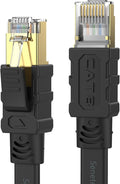 Senetem Cat 8 Ethernet Cable 30FT, High Speed 40Gbps 2000Mhz Flat Internet by Senetem