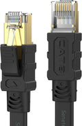 Senetem Cat 8 Ethernet Cable 15FT, High Speed 40Gbps 2000Mhz Flat Internet by Senetem