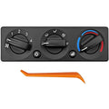 Q21-6012 HVAC A/C Heater Climate Control Module Panel Fit for Peterbilt 384 2008-2015, Cab HVAC Temperature Control Panel Switch Replace Q216012 with 3 Knobs & 2 Buttons
