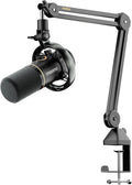 MAONO PD200W Hybrid Wireless Podcast Microphone for PC, XLR USB Dynamic Mic Kit with Boom Arm, Software, Noise Cancellation, for Vocal Recording, Streaming, Content Creation, Home Studio, Voiceover