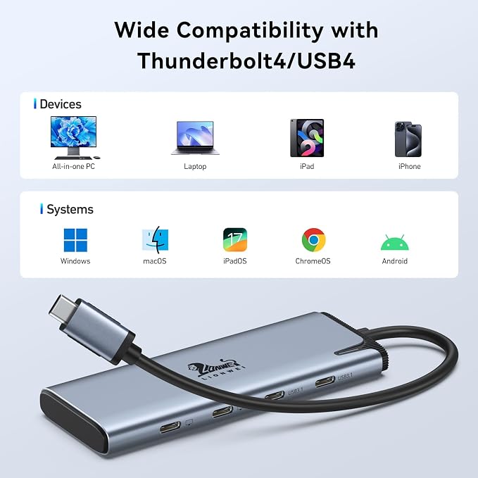 LIONWEI USB C Splitter Dual Monitors - Image 8