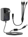 Lonnky DC 12V 2A Security Camera Power Adapter Combine by Lonnky