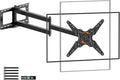 Extra Long Arm TV Wall Mount 48'' Extension, Rotating TV Wall Mount 180° Heavy Duty Full Motion for 26''-65'' Screens, VESA 400x400mm, Load 110 lbs, 16''Wood Stud/Concrete/Brick Wall, WHYFONE