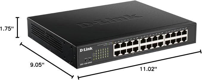 D-Link 24-Port Gigabit Smart Managed PoE+ Switch | 12 PoE+ Ports - Image 16