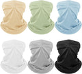 Geyoga 6 Pieces Summer UV Protection Cooling Neck Gaiter Face Clothing Neck by Geyoga