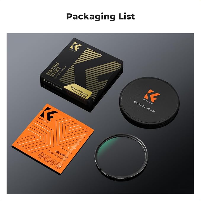 K&F CONCEPT 95mm Shockproof & Ultra Low Reflectivity MCUV Lens Protection Filter - Image 8