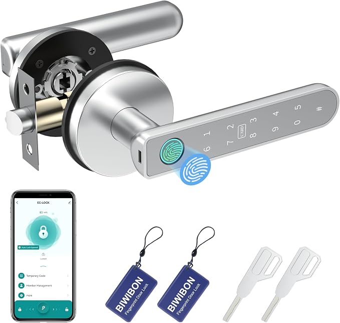 BIWIBON Fingerprint Door Lock – Fingerprint Door Knob by BIWIBON
