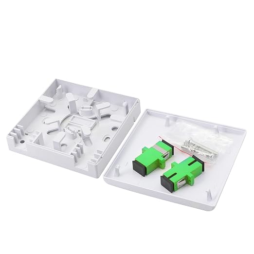 GELRHONR FTTH Fiber Panel Box Enclosure, 2 Core Fiber Optic Terminal - Image 4