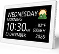 Raynic Digital Clock, 10.1 Inch Large Display Calendar Clock by Raynic
