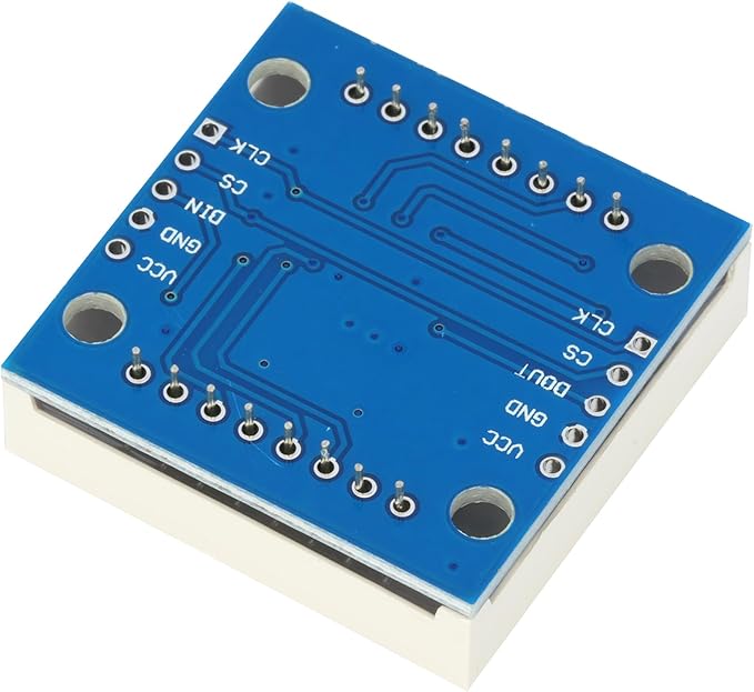 MTDELE 5Pcs MAX7219 5V 8 * 8 Dot Matrix LED Display Module Kit Control Compatible with Arduino Raspberry Pi