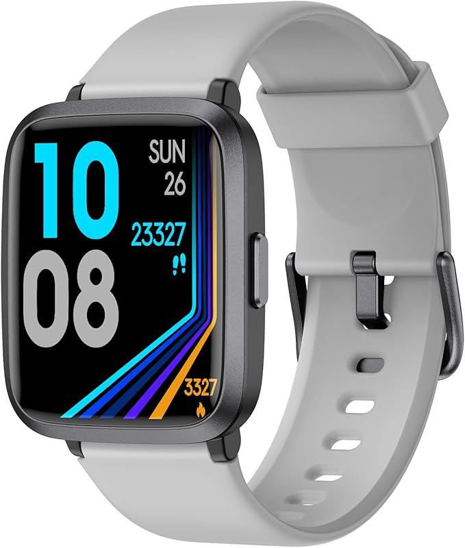 LIVIKEY Fitness Tracker Watch with Heart Rate Monitor, Activity Tracker with Pedometer, Sleep Monitor, Calories & Step Counter, IP68 Waterproof Smart Watches for Women Men Fitness Watch for Sports