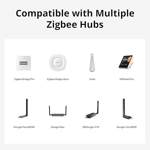 SONOFF MINI Duo-L Zigbee Smart Switch – No Neutral Wire, Zigbee 3.0, Dual Channel, Compact Design, Works with Alexa, Google Home
