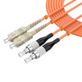 OM1 Multimode Duplex Fiber Patch Cable, SC/UPC to FC/UPC, 62.5/125μm 25M/82FT by lidkew