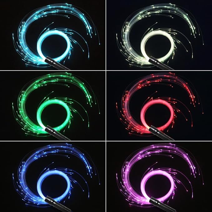 CHINLY LED Whip Lights, Fiber Optic Whip - Image 4
