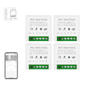 IHSENO ZigBee3.0 Smart Switch Mini Relay Switch, ZigBee Smart Light Switch Need Zigbee Hub Work with Tuya Smart Life APP Smart Button Scene Remote for Tuya Smart Home Devices (4)