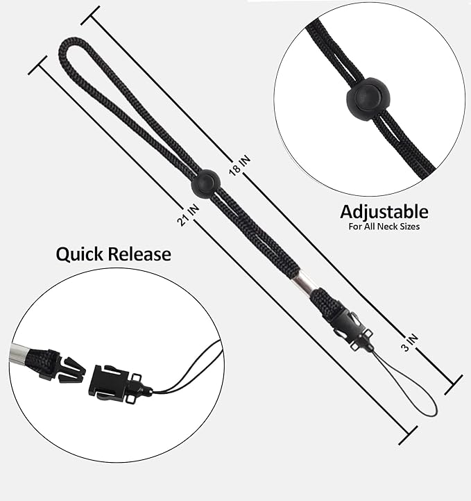 Camera & Cell Phone Neck Strap Adjustable - Image 6