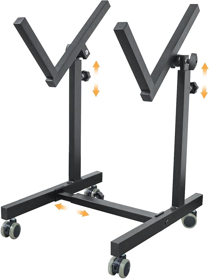 UPELLA Heavy Duty Amplifier Stand, Adjustable Amps Speaker Cabinet Stand Combo Holder, Audio Rack, Guitar Amplifier Stand