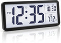 JoFomp 10.5" Large Digital Wall Clock Battery Operated by JoFomp