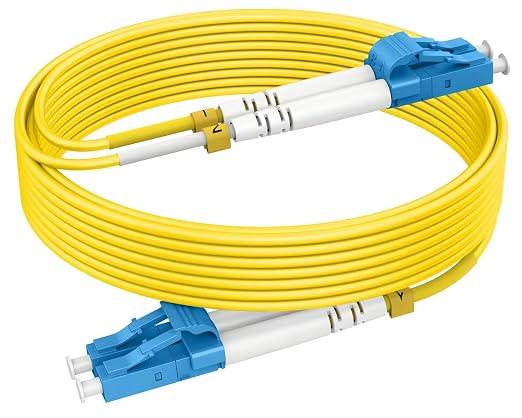 400ft OS2 LC to LC Single Mode Fiber Patch Cables, Options 7inch~1000ft by RamboCables