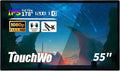 TouchWo 55" Interactive Touchscreen Monitor, Smart Board FHD 1080P Display with Wall Mount, Android 11 Smart Touch Screen Presentation Electronic Whiteboard for Office & Classroom, RAM 2G & ROM 32G