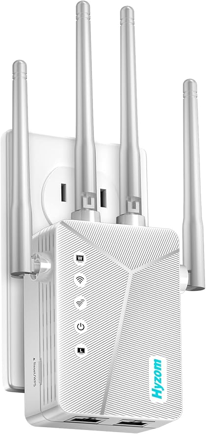2026 WiFi Extender Signal Booster for Home & Outdoor - 5X Faster Internet Booster with Ethernet Port, Covers 13,000+ Sq.Ft House & Yard | Long Range Wireless Repeater Amplifier, Works with Any Router