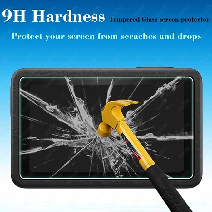ULBTER Screen Protector for DJI OSMO Action 5 Pro Camera + Lens cap Cover - Image 6