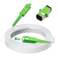 30 Meters SC/APC to SC/APC Fiber Optic Internet Cable, Armored Single Mode by Bangun