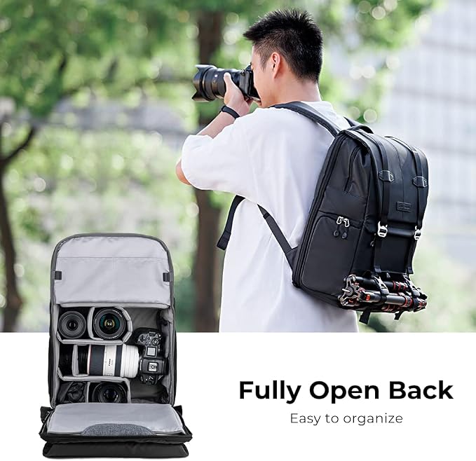 K&F CONCEPT Camera Backpack, Camera Bags - Image 5