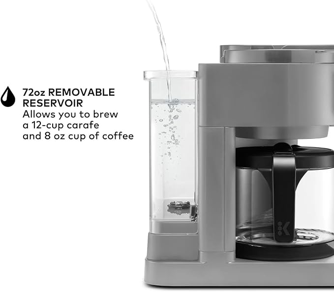 K Duo Coffee Maker for Hot and Iced Drinks, Single Serve KCup Pod Brewer and 12 Cup Carafe Drip Coffee Pot, 60oz Water Reservoir,Pause & Pour Feature, Perfect for Home & Office Use