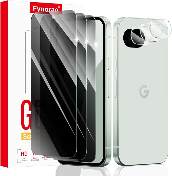 3+3-Pack, Privacy Screen Protector and Camera Lens Protector by ScreenProtectorCase