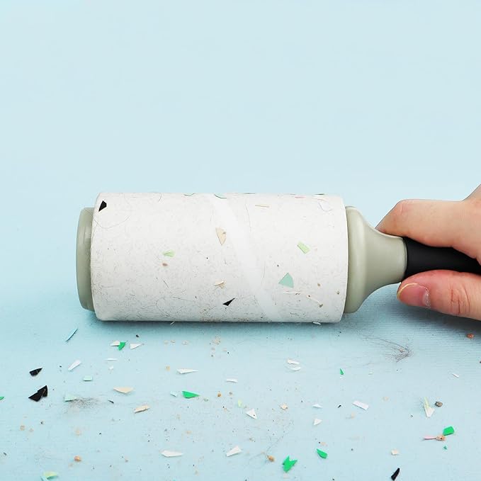 4.5 inch Lint Roller Refills Only Compatible with Spotty Jumbo Extra Sticky Adhesive Lint Roller Pet Cat & Dog Removal for Clothes and Furniture, Pack of 5 Refills, 300 Sheets Total