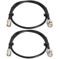 MOOKEERF BNC Male to BNC Female Coaxial Cable 50 ohm RG8X Coax Ultra Low Loss by MOOKEERF