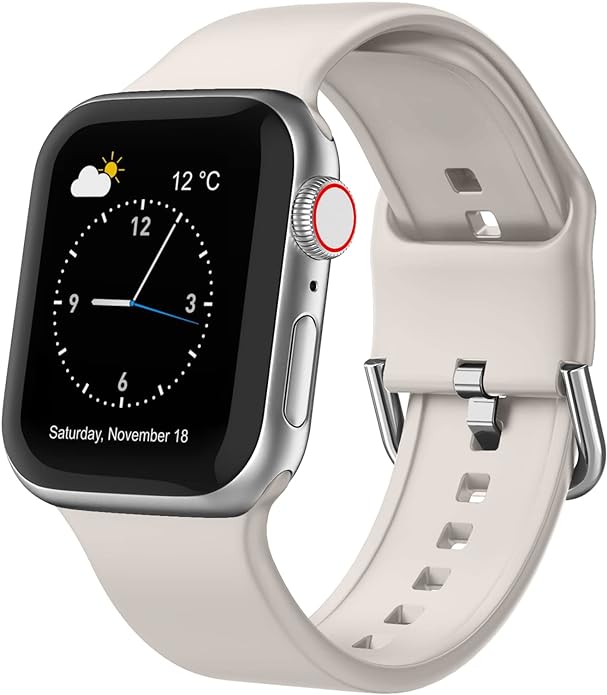 Sport Band Compatible with Apple Watch Bands 49mm 46mm 45mm 44mm 42mm 41mm 40mm by Recoppa