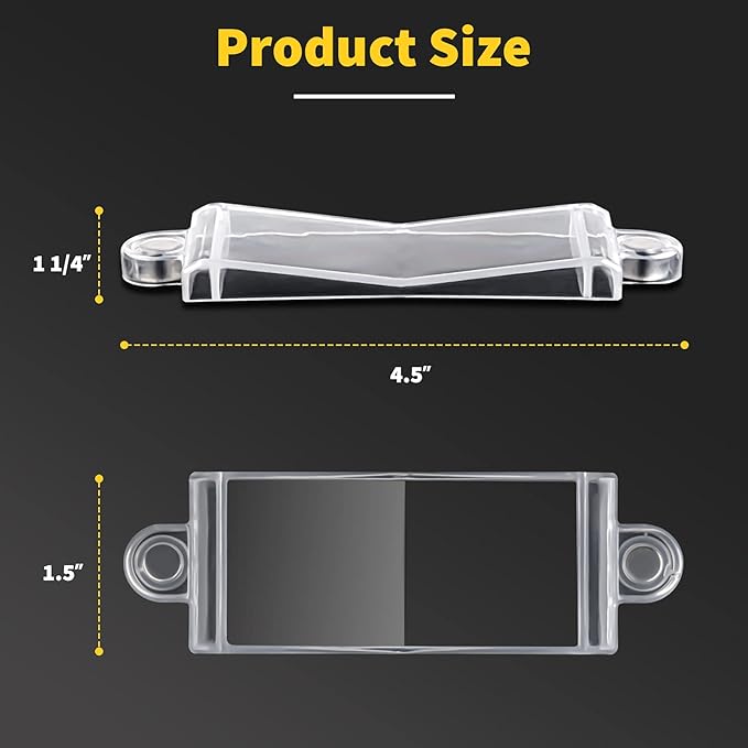 Light Switch Guard Cover- PSZEZNZ Light Switch Outlet Covers for Flat Modern Wall Switches-Child Safety Protection(Clear,1 Piece)
