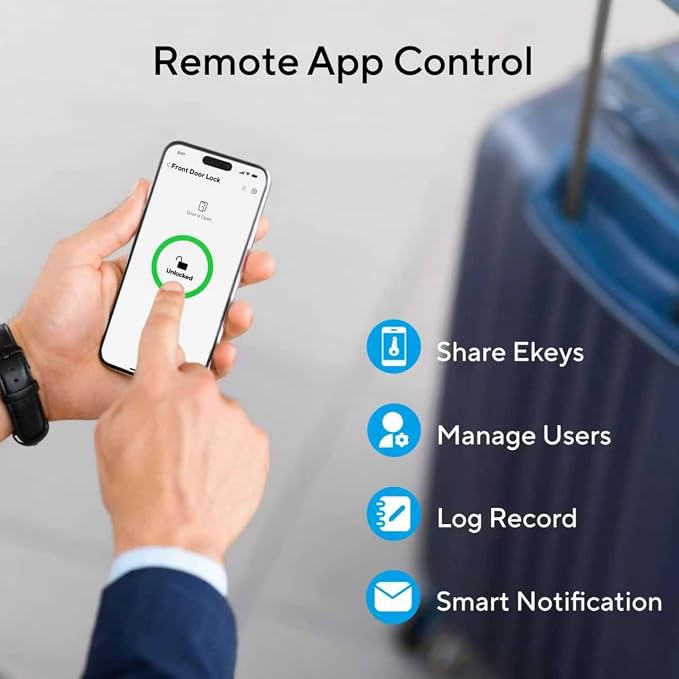 ULTRALOQ Latch 5 Built-in WiFi Smart Lock - Image 4