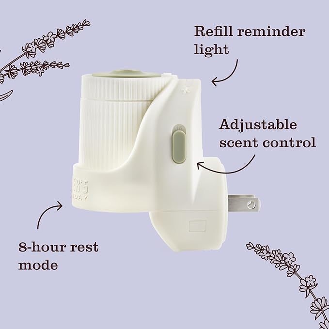 MRS. MEYER'S CLEAN DAY Scented Oil Refills, Lavender, contains 4 .67 fl oz refills