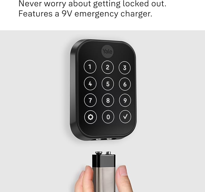 Yale Assure Lock 2 Plus Apple Home Keys, Satin Nickel Keyless Entry Door Lock - Image 5