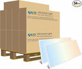 2x4 FT LED Light Flat Panel, 40-72W, 5 CCT 3K | 3.5K | 4K | 5K | 6.5K, Dimmable Recessed Drop Ceiling Lights, 3750/5000/6250/7500/9000 Lumens, Lay in Fixture for Office, 120-277V, UL DLC(54 Pack)