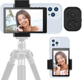 LANBOUY Selfie Screen Back Camera Monitor Phone Vlog Magnetic Selfie Screen Mirroring Vlogging Content Creator Kit for Live Stream Tiktok, Compatible with iPhone